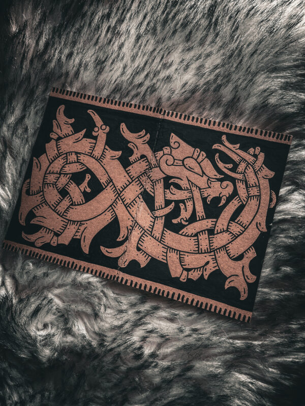 Libreta lineas dragón vikingo