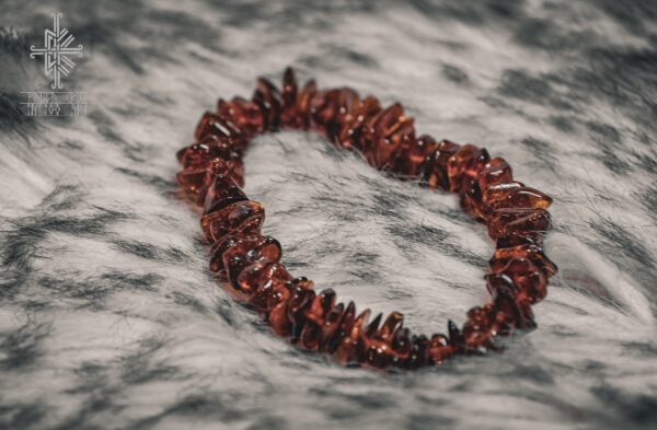 Pulsera Ámbar oscuro