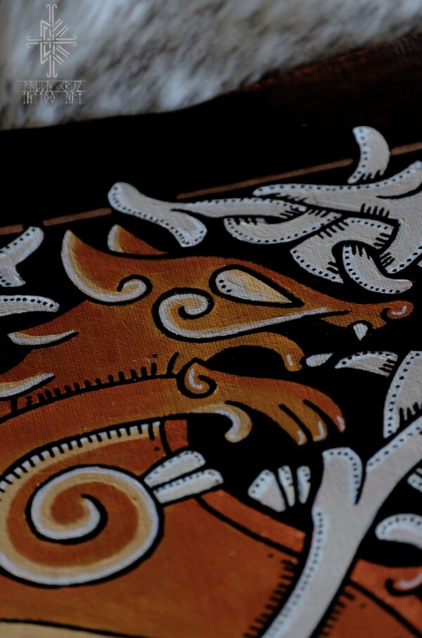 Pintura zorro vikingo - Imagen 2